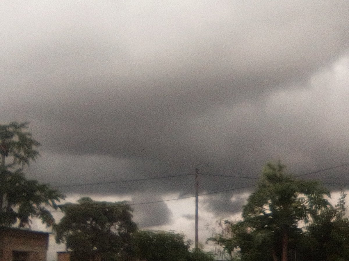 Gathering storm heading towards Guanduania. We have been under some rain these past three days.