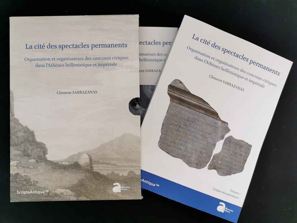 📯Conf: 'Les organisateurs de concours en compétition: générosités, propagande et émulation chez les agonothètes athéniens de l'époque hellénistique' 🏺
#epigraphy #teamgrecs #teamAntiquité

📆INHA (Paris), 13/02, 11h-13h
Séminaire de F. Gherchanoc (U. Paris Cité)