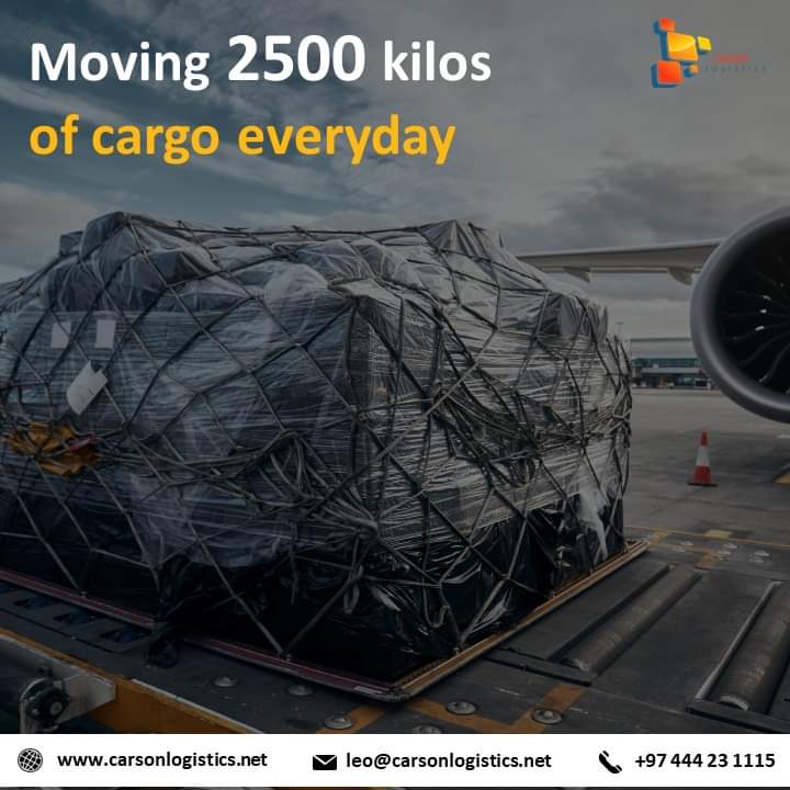 CarsonLogistics's tweet photo. Come be part of a network that works hard to move approximately 2500 kilos of personal cargo daily via air freight.

#carsonlogistics #logistics #ecommerce #ecommercelogistics #shipping #logisticsqatar #logisticsmanagement #airfreight #seafreight #trucking #relocation  #shipment https://t.co/N7cd93t8te