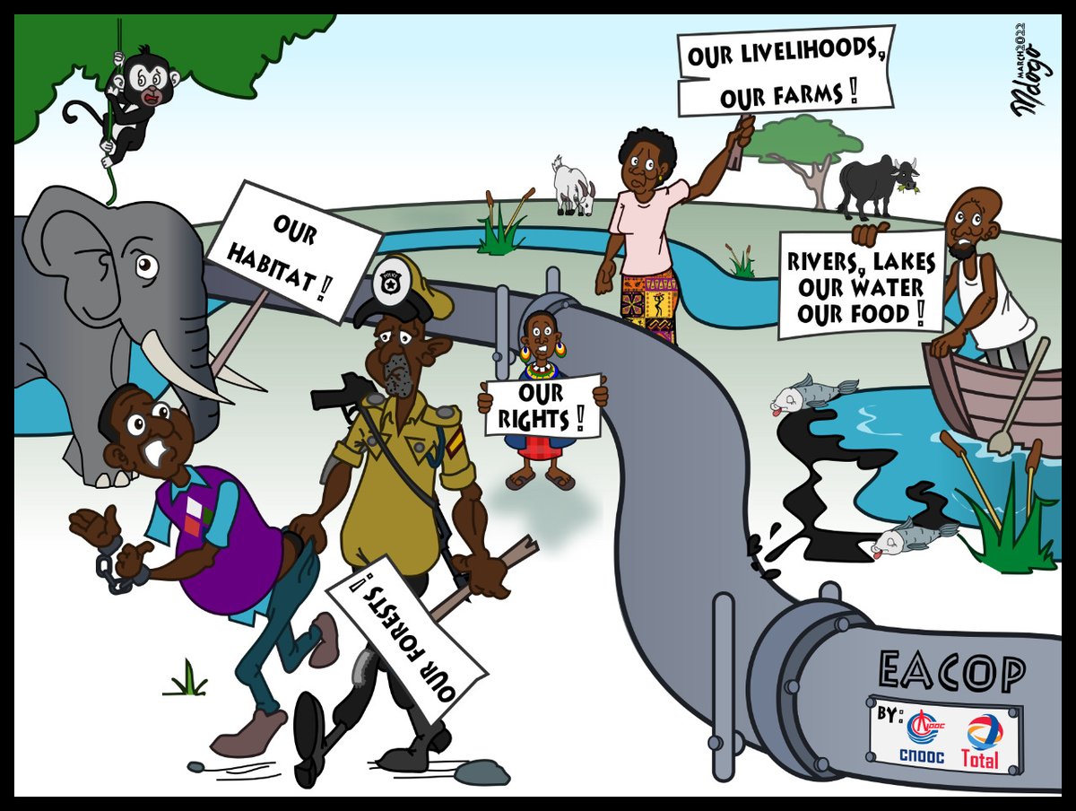 The impact of oil extraction on communities and the environment cannot be ignored. <a href="/TotalEnergies/">TotalEnergies</a>, your obsession with profits must end. #StopEACOP #OilKills