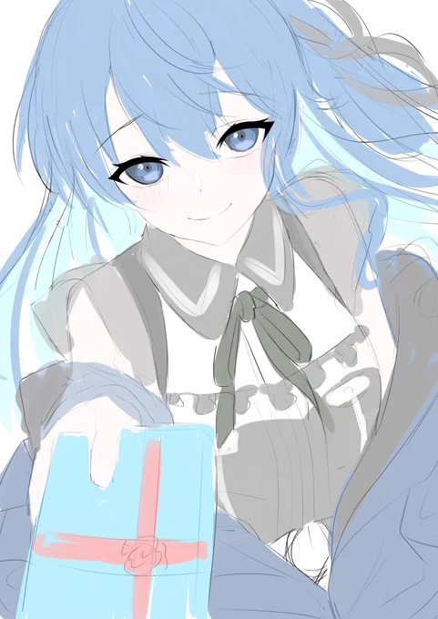 三時間かけてラフ一枚しか描けてないまじ? 