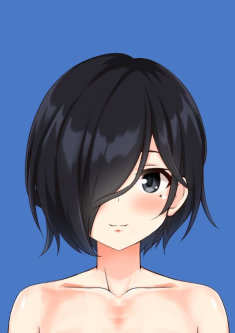 シンプルに顔が良い片目隠れっ娘ちゃん。
渋にも上げてます。 