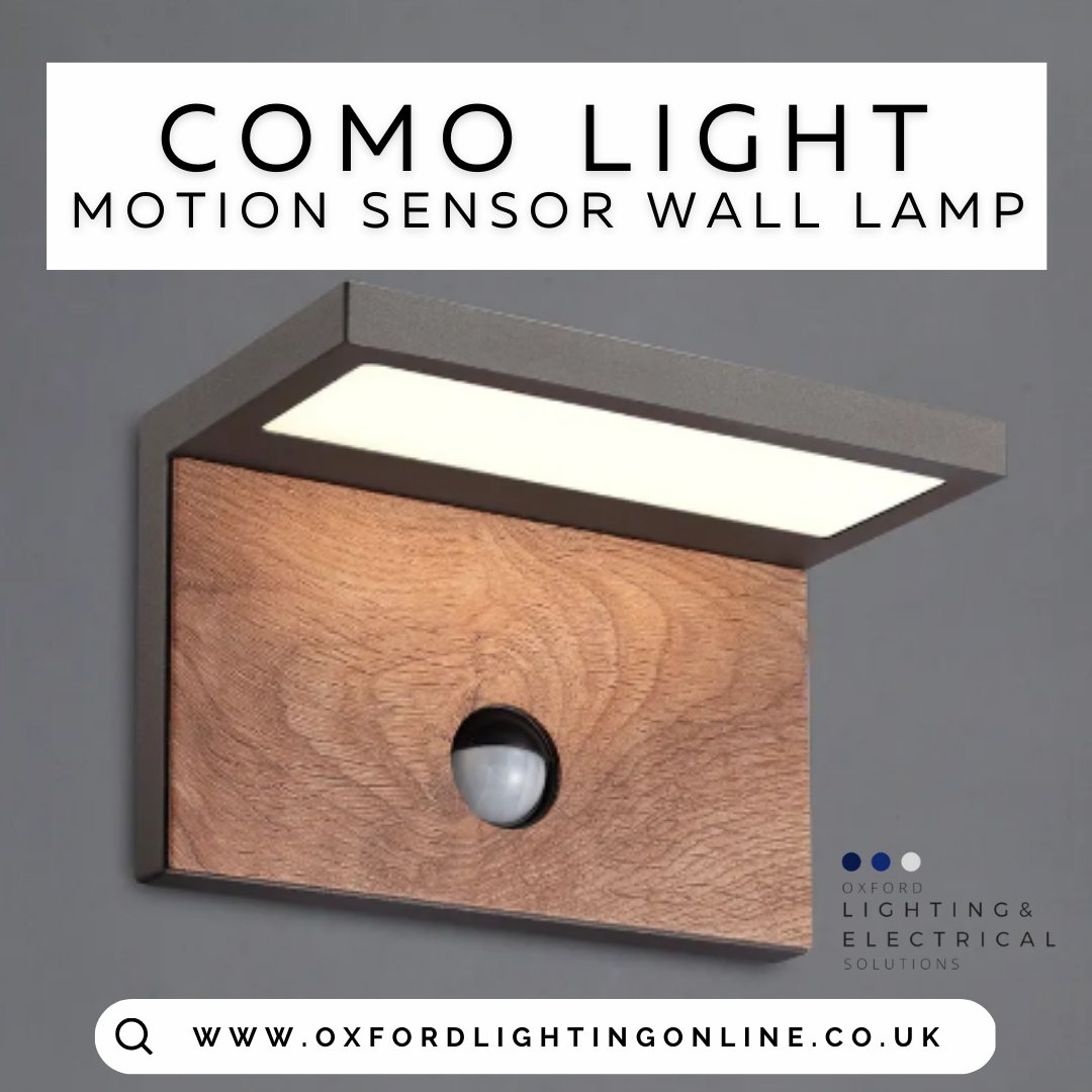 🌟Illuminate your outdoor space with the rustic elegance of the Como Motion Sensor Wall Lamp. 🔆