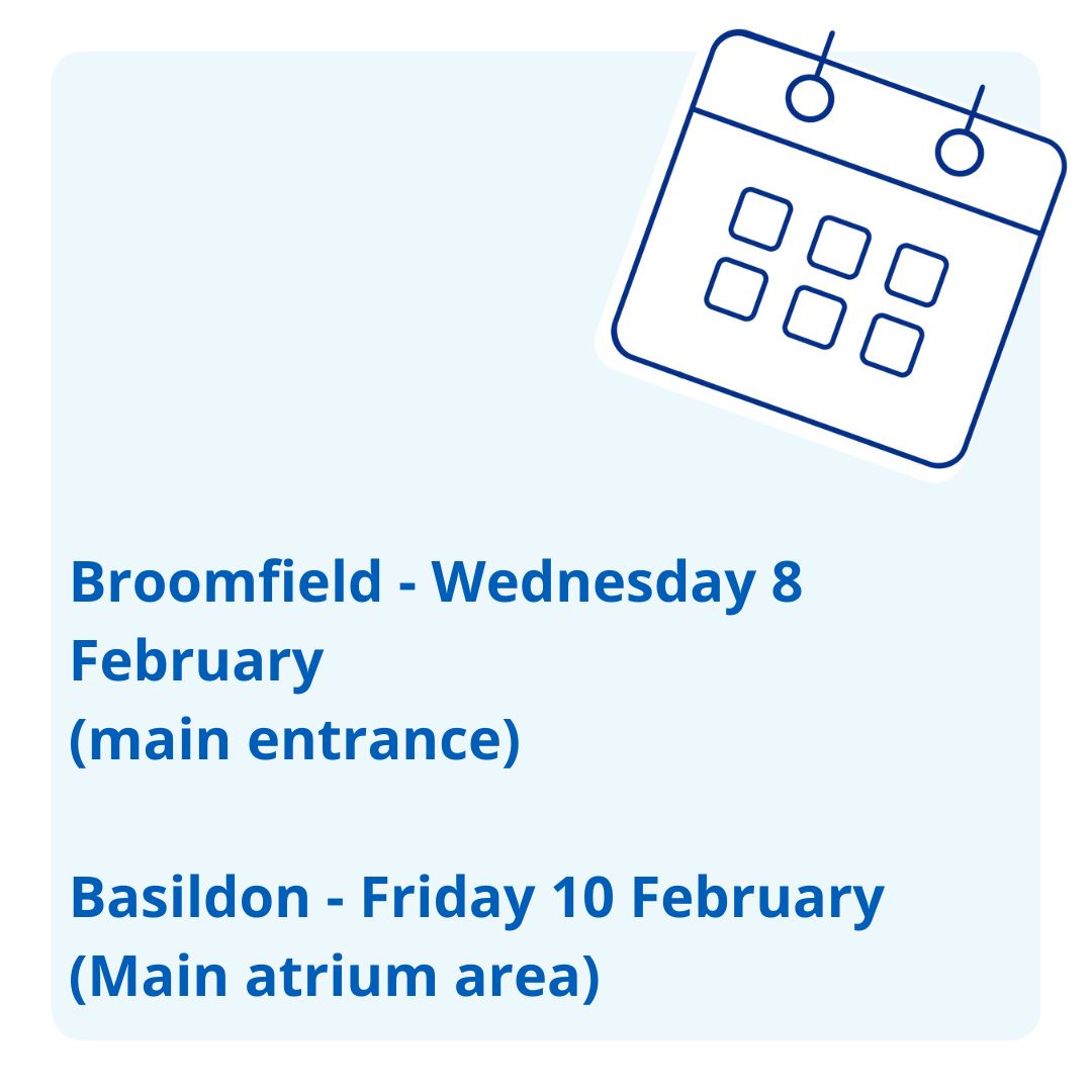 Calling all #MSETeam to drop in and chat to our Continuing Professional Development (CPD) team about educational course, programmes and goals they can help you achieve. Broomfield - Wednesday 8 February (main entrance) Basildon - Friday 10 February (Main atrium area)