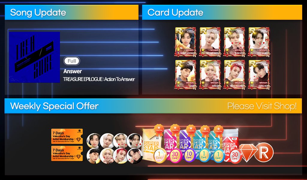 SuperStarATEEZ's tweet photo. #슈퍼스타에이티즈 신곡 업데이트!
#SuperStarATEEZ NEW UPDATE!

🔥 ATEEZ - Answer [Full]

지금 슈스티즈에서 플레이하세요!
Play in SSATZ right now!🍫

#슈스티즈 #SSATZ
#에이티즈 #ATEEZ #Answer https://t.co/31LXKDmrm5