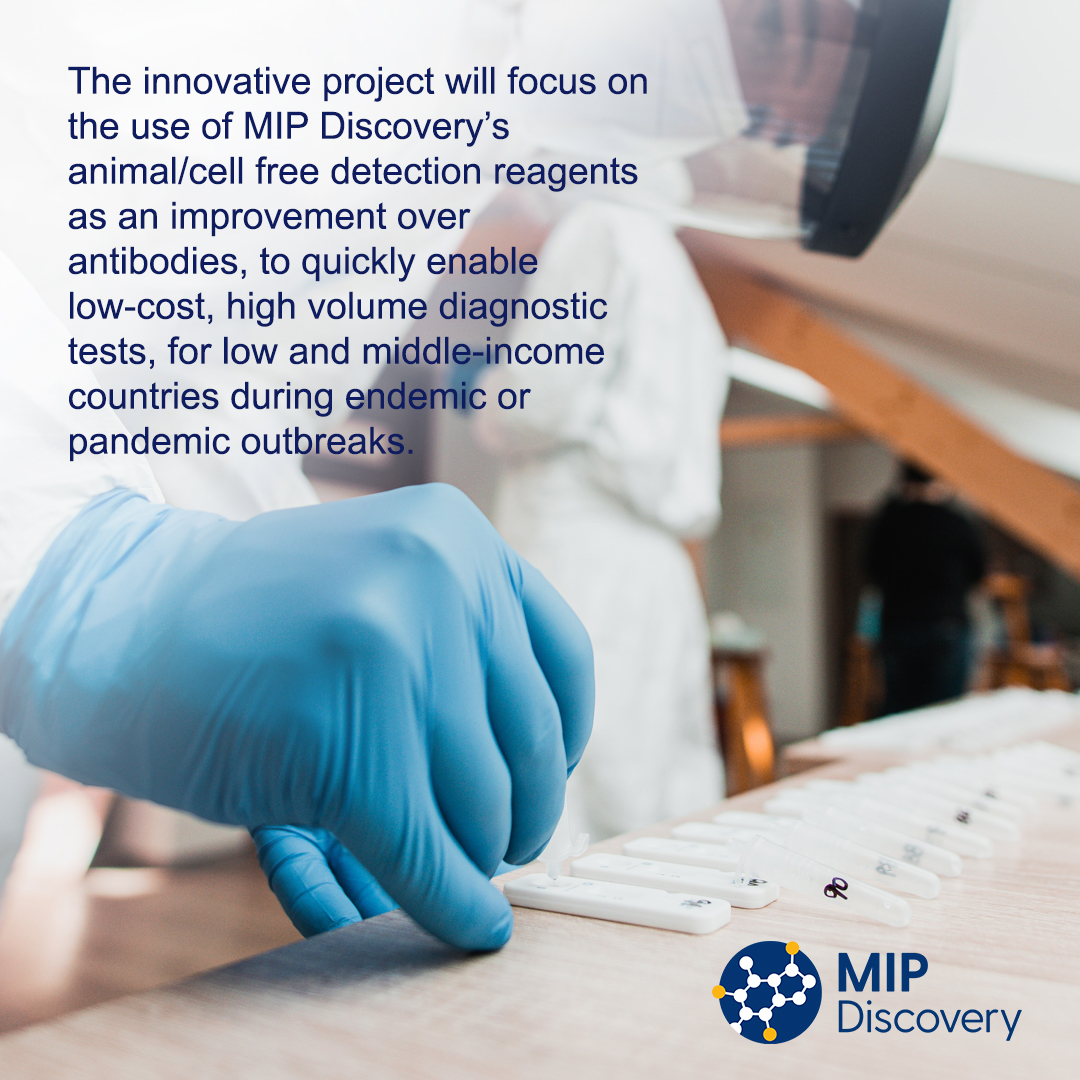 With the support of funding from the Bill and Melinda Gates Foundation we will be prepared for the next endemic or pandemic crisis, whether natural or otherwise. Learn more about nanoMIPs for IVD mipdiscovery.com/ivd-assays #IVD #Diagnostics #LateralFlow #Sensors