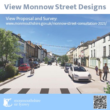 We’ll be in Monmouth this Saturday listening to residents’ views on the latest improvement plans for Monnow Street. 

Pop down to see the designs, hear more about the scheme and have your say. 👋👋

monmouthshire.gov.uk/monnow-street-…
