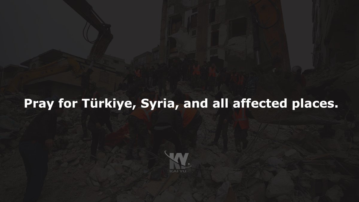 KaiyuMedical's tweet photo. Pray for Türkiye, Syria, and all affected places.#PrayForTurkiyeSyria 
Hope more lives could be saved. https://t.co/KCassbc3D2