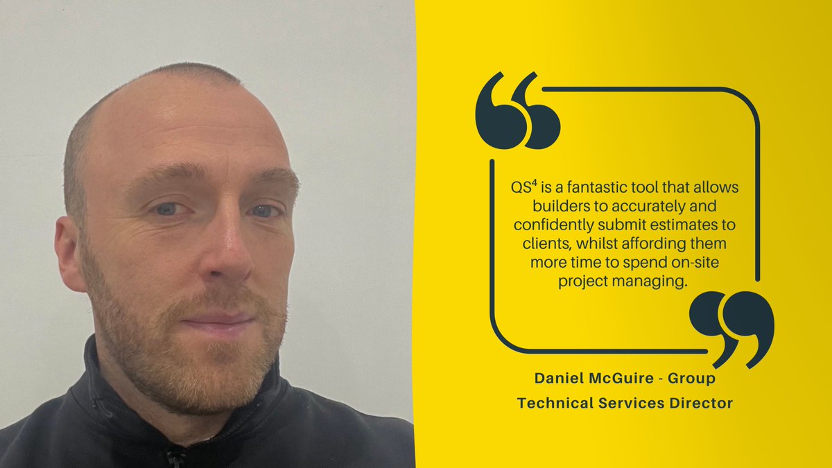 Hear what, Daniel McGuire, Group Tech Services Director, has to say about the new QS4 system and how it helps builders streamline their estimating process.

Find out more: estimators.com