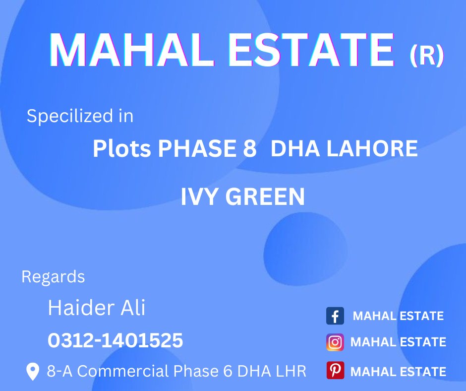 MahalEstate's tweet image. 