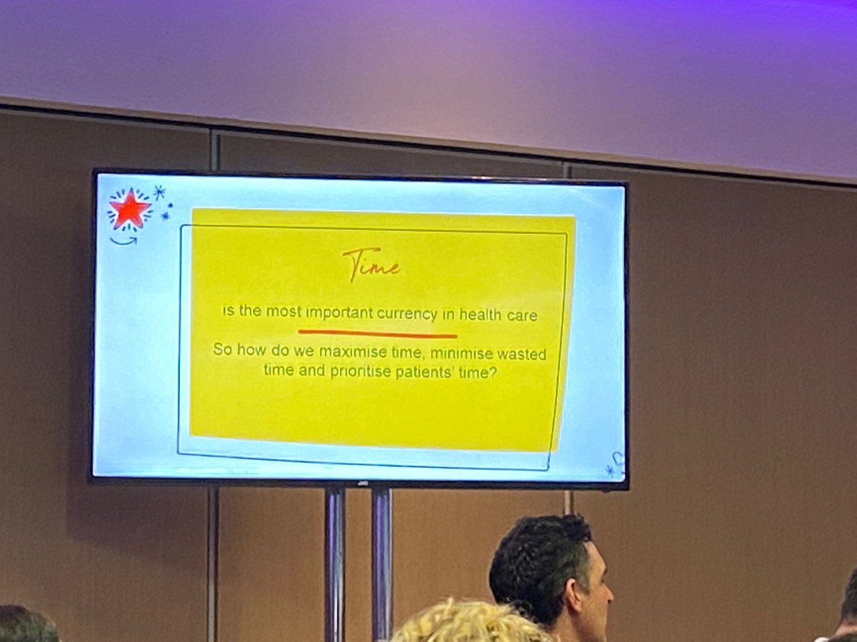 PaulMcCarthy1's tweet image. @BrianwDolan patient advocate talks about how time is the most important currency in healthcare #HealthSummit23. 65% of healthcare spend is on time.