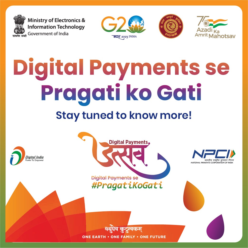 stpiindia's tweet photo. Digital Payments se #PragatiKoGati 
@NPCI_NPCI @GoI_MeitY #DigitalIndia #G20India #G20DEWG #AmritMahotsav @g20org https://t.co/Uhc3BMd4AF