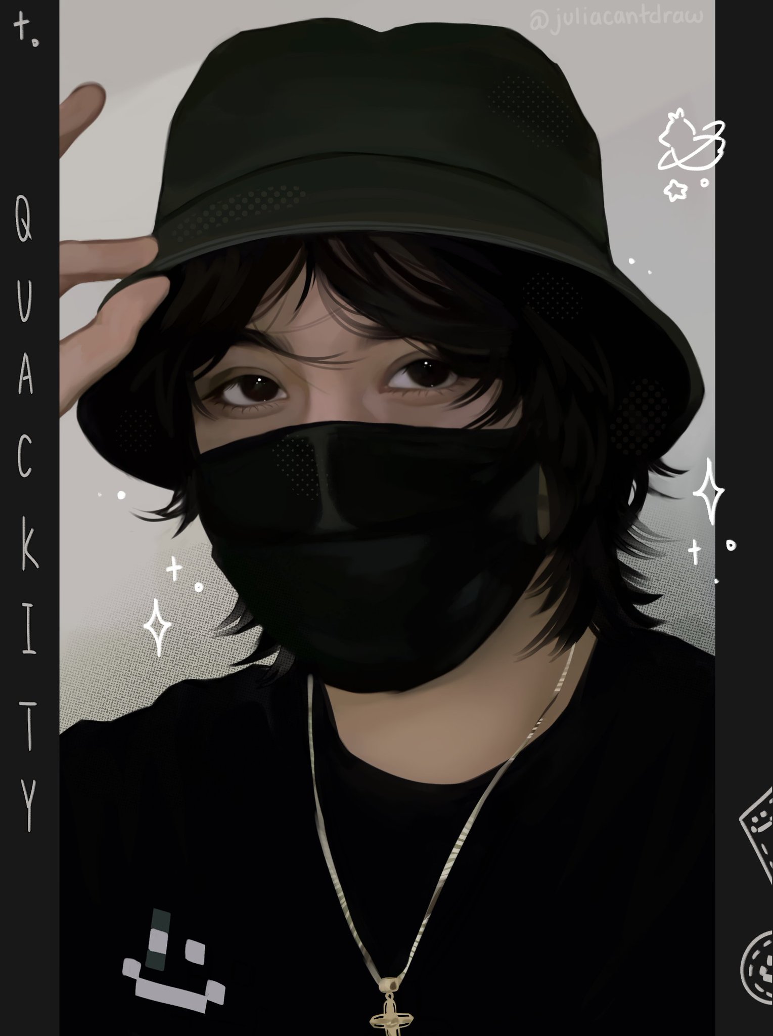 quackity art !! on Twitter "el alex quackity 🖤 quackityfanart 