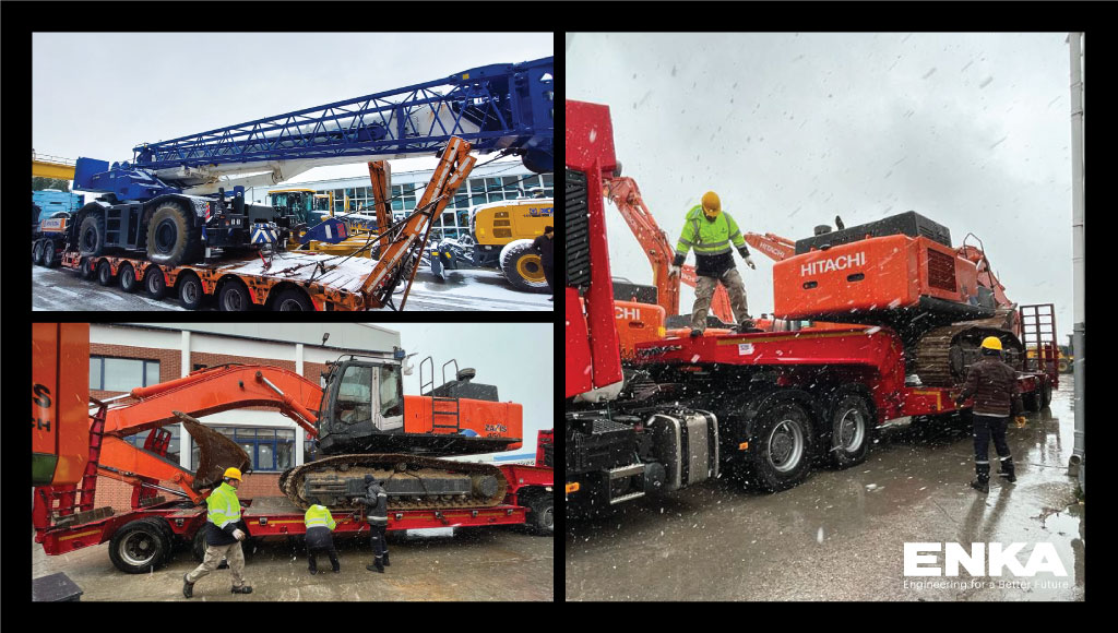 Ülkemizin depremden etkilenen tüm illerinde, ekiplerimizle, AFAD ve diğer kamu kuruluşlarıyla irtibat halindeyiz. Bölgenin ihtiyaçları doğrultusunda arama-kurtarma çalışmalarında kullanılmak üzere makine ve ekipmanı sahaya ulaştırdık.