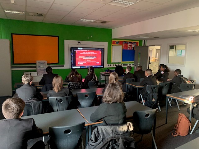 Huge thanks to <a href="/Sacha_Lord/">Sacha Lord</a> for the <a href="/YourGMACS/">GMACS</a> Meet Your Future talk for #NAW2023. An inspiring message of hard work, being nice and following your passion into the powerhouse of employment that is Manchester's nightlife industry.  800 <a href="/OasisMediaCity/">Oasis Academy MediaCityUK</a> students heard you. #dreamjob