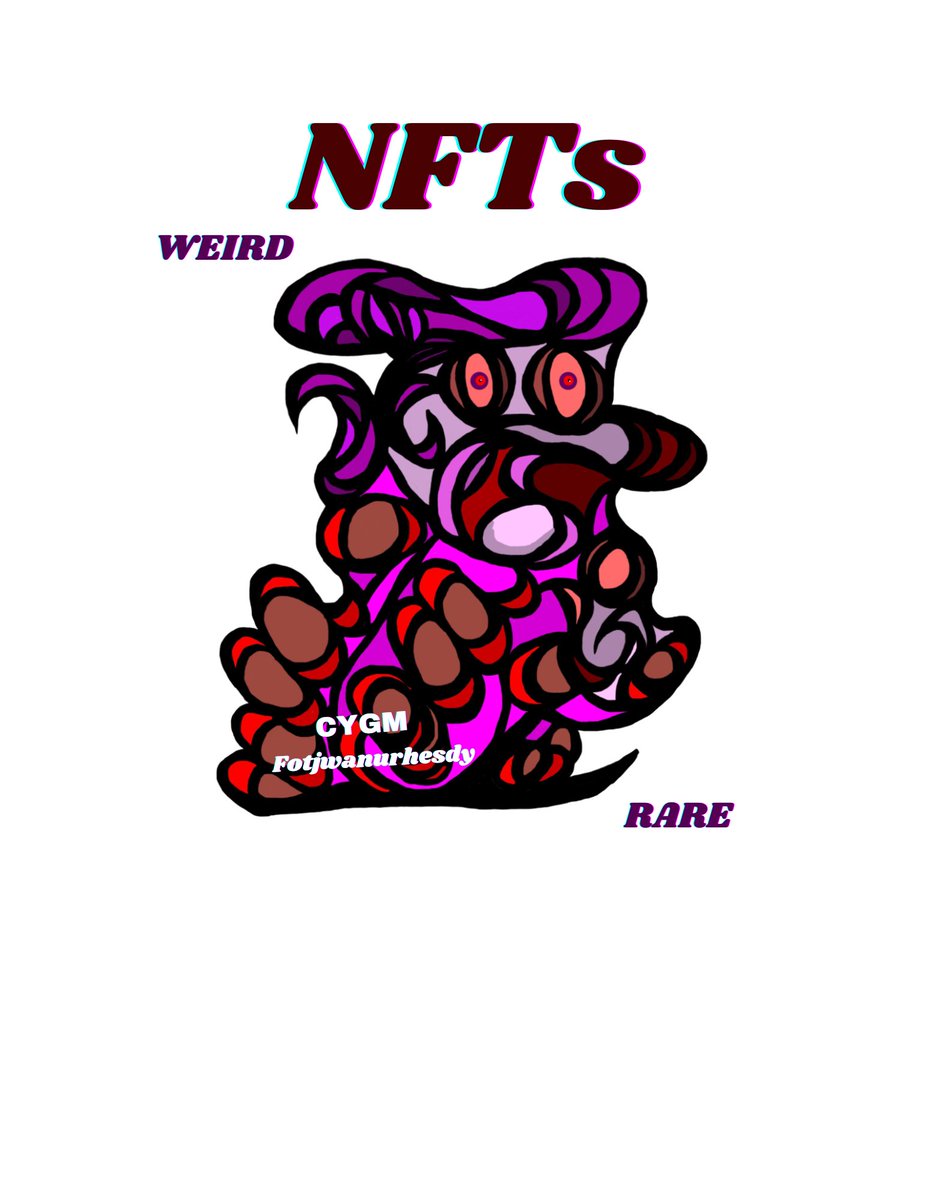 Heullynch's tweet image. Hey its Fotjwanurhesdy
Last name Tuesday
To be Added 🤗
#Weird #Rare #NFTDesign

#cryptoygm #tshirt #entrepreneur #heullynch #Creator #tshirtdesign #Artist #CoreDao #OOTD #Everyday #Crypto #GraphicDesign #design #outfit #NFT #NFTCommunity #nftarti̇st #lifestyle