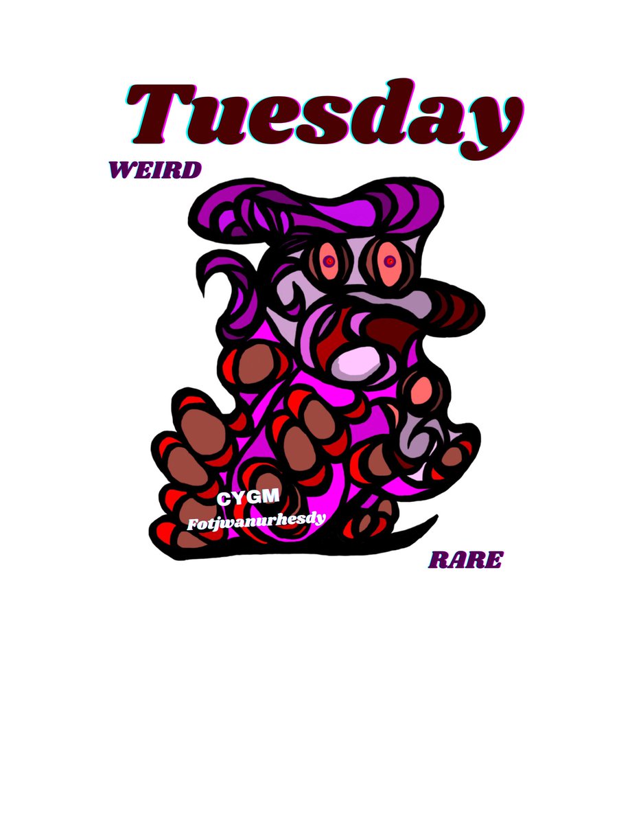 Heullynch's tweet image. Hey its Fotjwanurhesdy
Last name Tuesday
To be Added 🤗
#Weird #Rare #NFTDesign

#cryptoygm #tshirt #entrepreneur #heullynch #Creator #tshirtdesign #Artist #CoreDao #OOTD #Everyday #Crypto #GraphicDesign #design #outfit #NFT #NFTCommunity #nftarti̇st #lifestyle