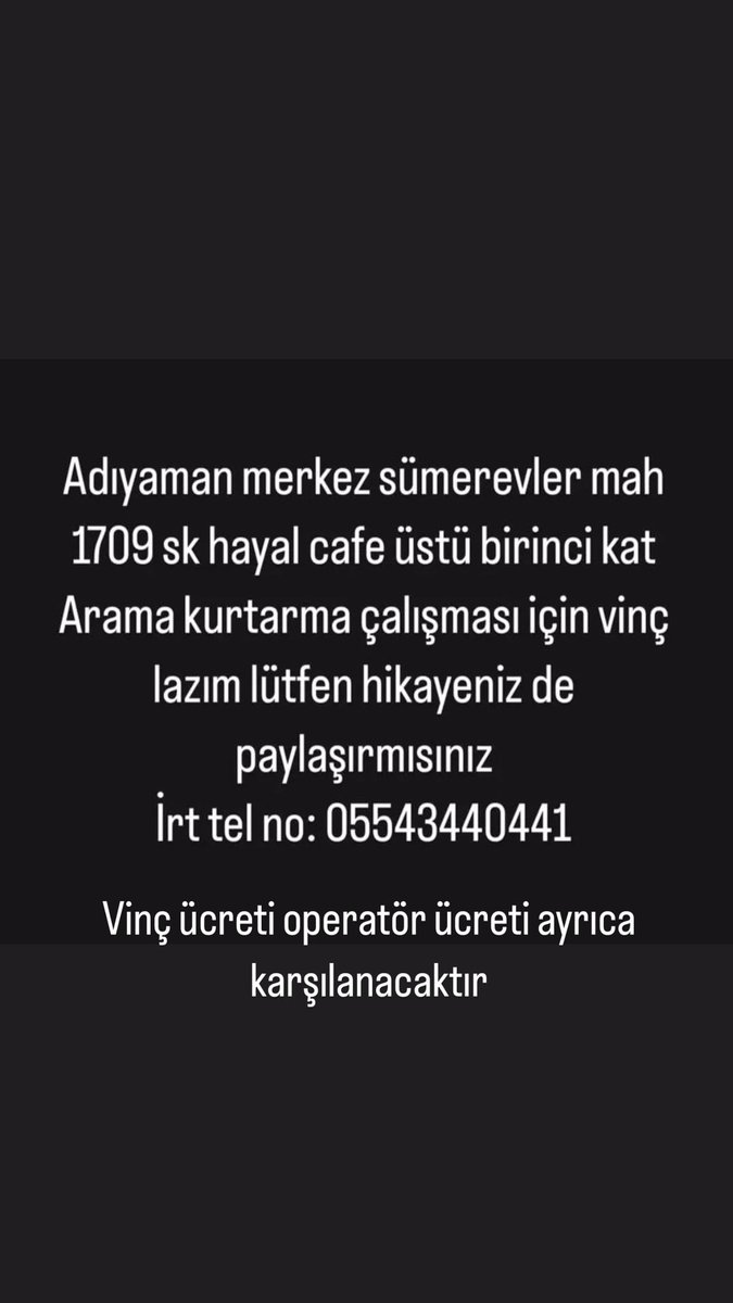 ert_cns's tweet photo. @AFADBaskanlik 
@haluklevent @AFADAdiyaman https://t.co/3f62jY2HYF