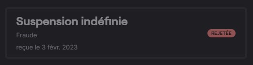 ObscuriityXOne's tweet photo. J'aimerais vraiment comprendre @TwitchFR @TwitchSupportFR ? Pourquoi ? .... https://t.co/YXxerH7lp8