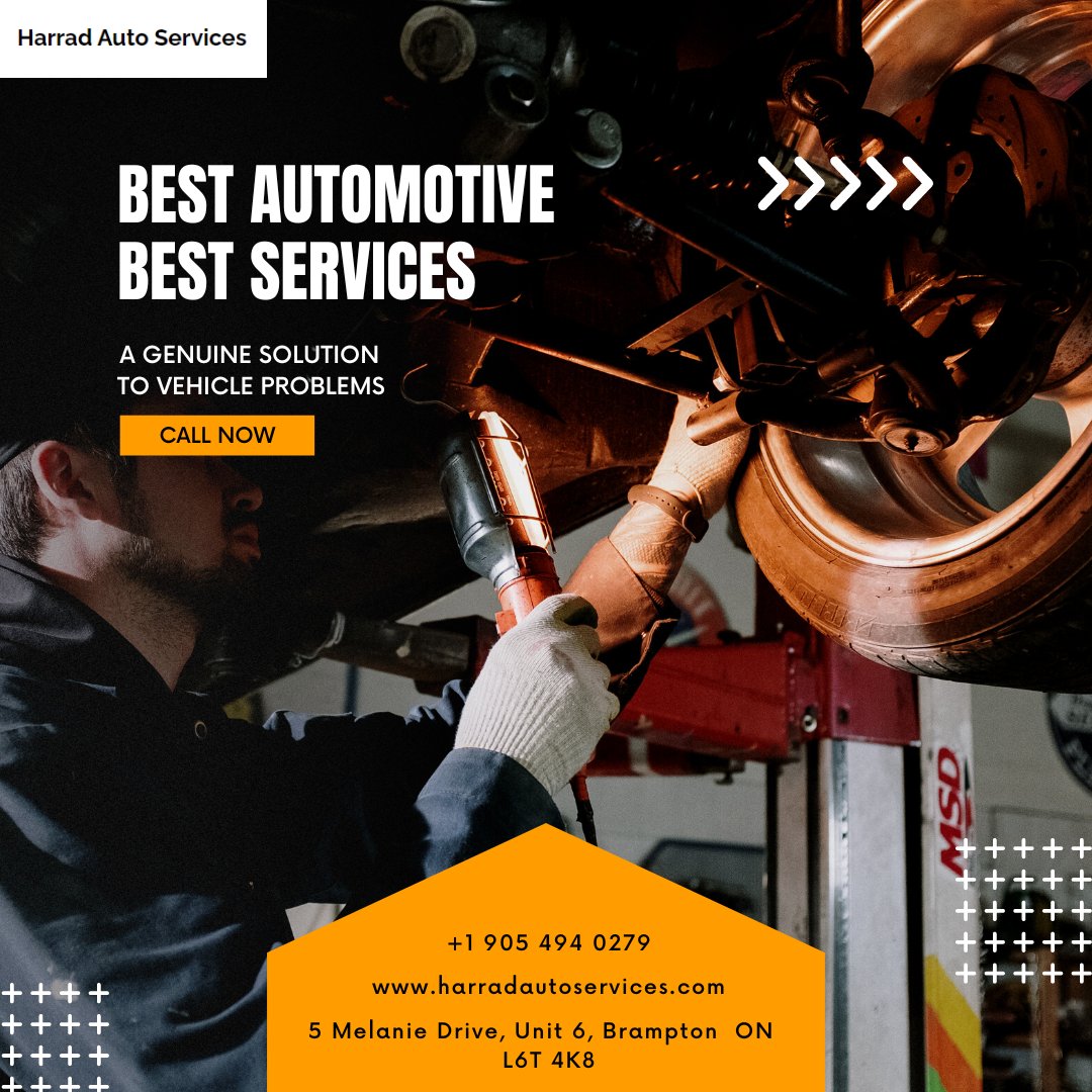 AutoHarrad's tweet photo. Harrad Auto Services is the best automotive services in Brampton, Ontario. We have the best mechanic in Brampton. We provide all kinds of auto maintenance services to our customers like tire repair, tire replacement, and wheel alignment services.

https://t.co/mPa3w6I13v https://t.co/3pXnoL5OCn