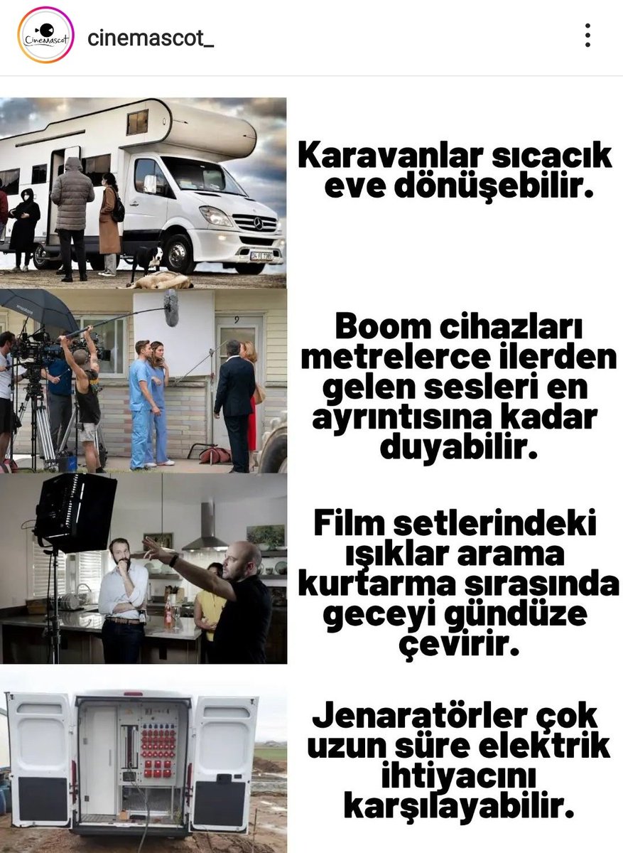 Set ekipmanlarının deprem bölgelerine gönderilmesinin ne kadar büyük fark yaratacağını gösteriyor bu görsel.

Yapımların tek tek bu konuda aksiyon alması çok önemli. Tüm yapımlar, kanallar, platformlar bu çağrıya kulak vermeyi sürdürür umarım.
#setleridurdurun