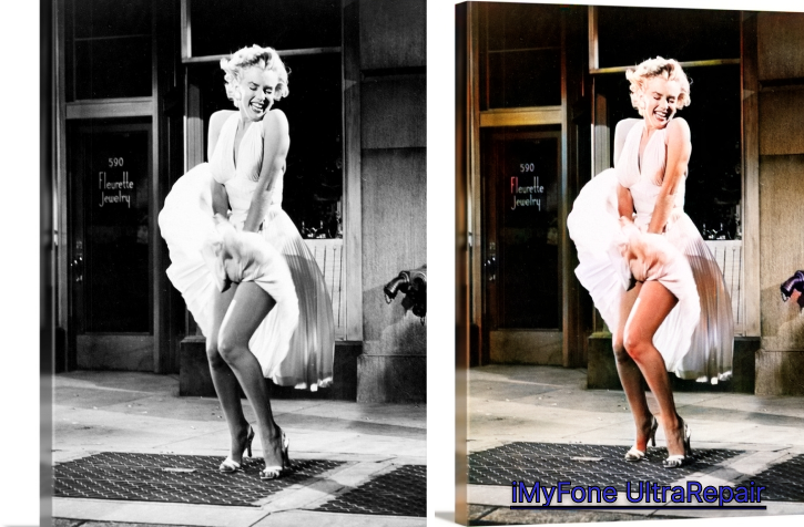 MariusS25844586's tweet image. This amazing iMyFone UltraRepair tool can really enhance photos!

#MarilynMonroe #enhanceimage #Coloringimage #enhancephoto