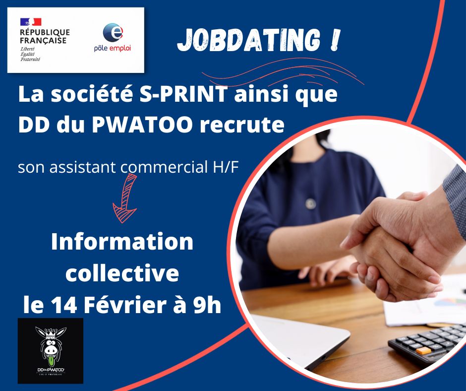 Le 14 février, une date pour tomber amoureux ? RDV à 9h à l'agence Pôle Emploi du Futuroscope : DD recrute ! #JobDating #SaintValentin #Poitou