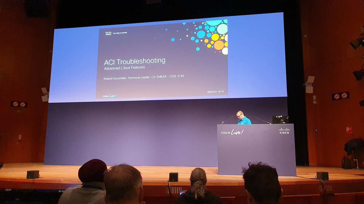 gp_ifconfig's tweet image. That&apos;s a big room for a Tshoot session 🤣

I see a lot of interest for #CiscoACI, sessions are all full.

Looks like on-prem DCs are still a thing after all.

#CiscoLiveEMEA