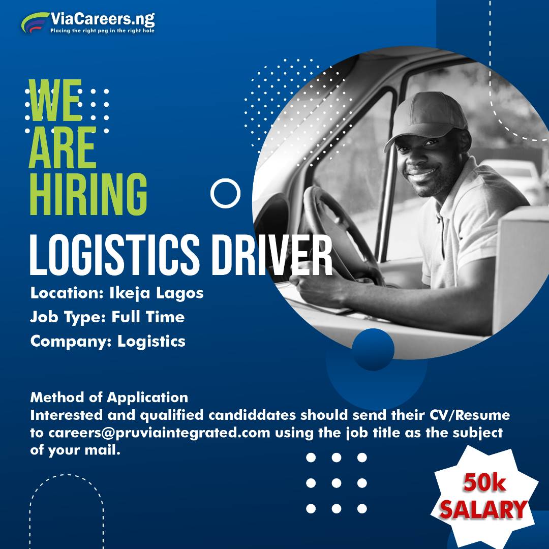 via_careers's tweet photo. #Employment opportunity
Interested and qualified candidates should send their CVs/Resumes to careers@pruviaintegrated.com using the job title as the subject of your mail.
#LogisticsDriver #viacareers #jobvacancy #DriverJobs #Job https://t.co/VTdef0D7ei