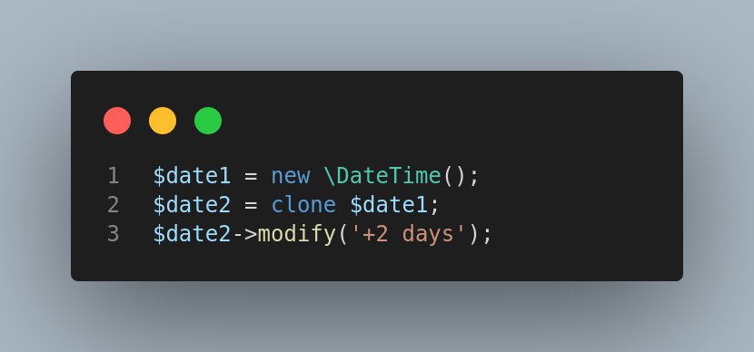 AdrienPauly's tweet photo. Les #DateTimeImmutable existent depuis 2016 en #PHP, et pourtant, on croise encore régulièrement ce genre de code : https://t.co/Jo21Dr5Bjh