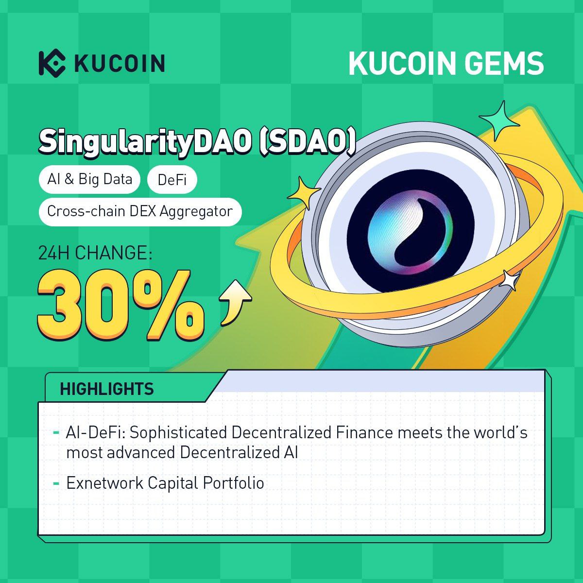 KuCoinMENA's tweet photo. 🔥 عملة $SDAO ارتفعت 30% في الـ 24 ساعة الماضية!
🚀SDAO/USDT: 
https://t.co/9VlUMsrgvA
🌹انضم الى مجموعة KuCoin ETH 2.0 لحضور جلسه التحليل الفني لبعض عملات الذكاء الاصطناعي، 8 فبراير الساعه 12:00 مساءاً  UTC👇
https://t.co/FaJcpghmDs
#CrossChainDEXAggregator   #AIBigData  #DeFi https://t.co/W4QTM8NV1h
