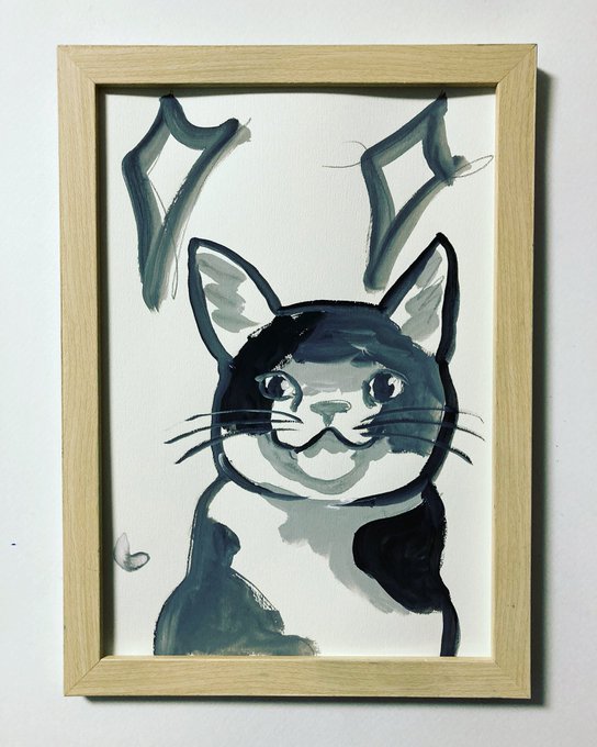偉大な 絵画 専用 girl輝く兎など 絵画 イラスト ドローイング 習作5