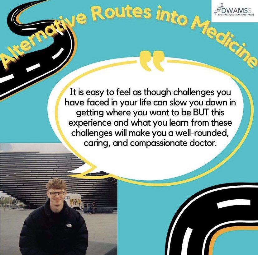 Read about second year student Kierans journey into med school! ⬇️