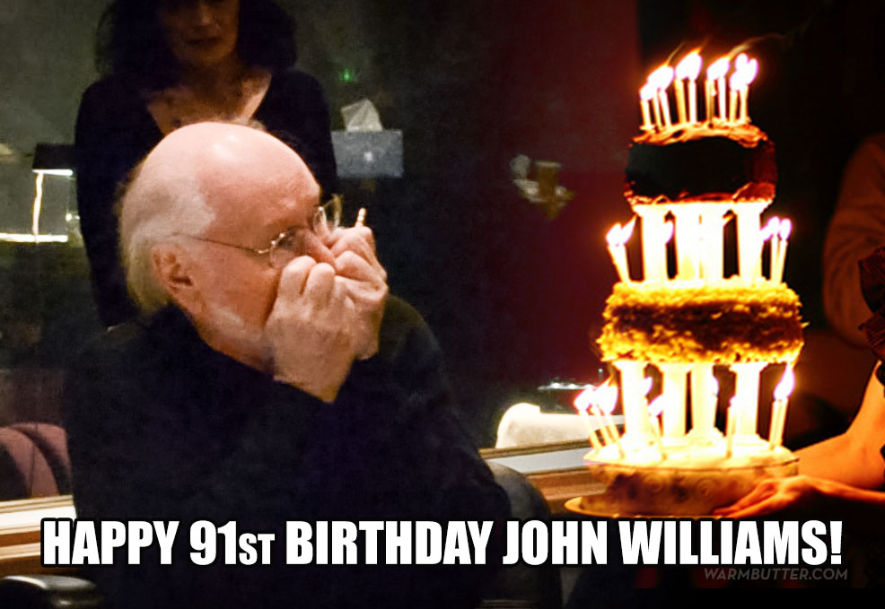 Happy 91st birthday John Williams! 