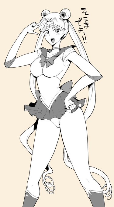 (今年は卯年だし描くなら)今よ!!セーラームーン!! 