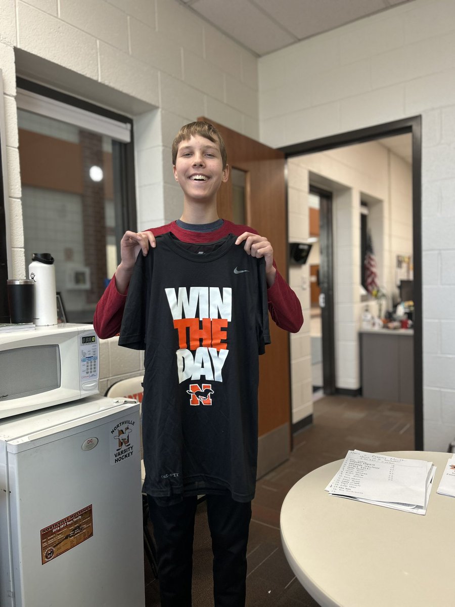 Nolan wins the day for his performance in the Unified basketball game last Friday vs Novi!