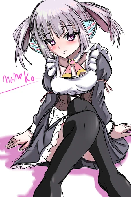 #なめこイラスト #恋ケ先女学園 #ナナ昨日のらくがき 