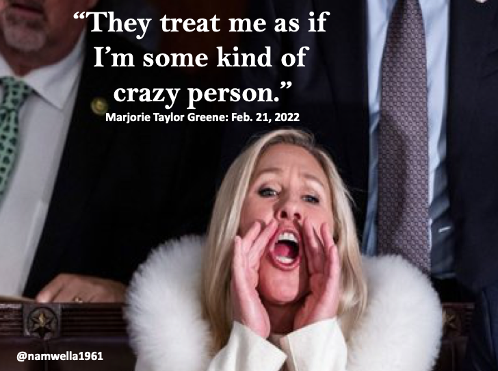 namwella1961's tweet photo. #SOTU recap:

Biden's address was a showcase of leadership.

R's proposed no solutions to any of the problems they ranted &amp; raved about.

Marjorie Taylor Greene proved again that showing your ass is what passes for leadership in the GOP.
#ProudBlue #GOPClownShowContinues https://t.co/VHGR9GoUAf