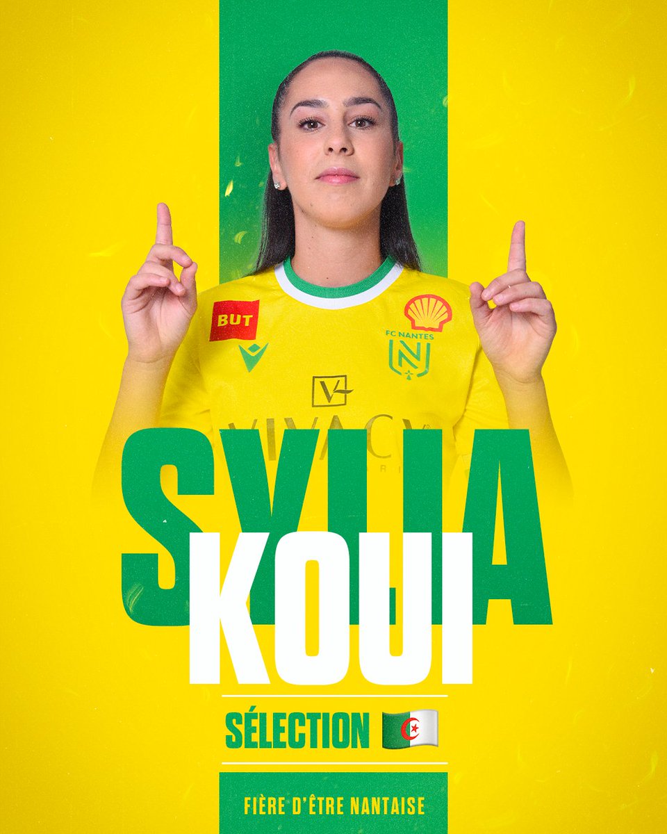 FCN_Feminines's tweet photo. 👏 Félicitations à nos Nantaises sélectionnées pour la prochaine trêve internationale.

🇩🇿 @syliakoui 
🇭🇹 @EloissaintRose1 
🇵🇹 (U23) Clara Moreira
🇱🇧 @PilarKhoury 

Le programme des joueuses juste ici : https://t.co/SuwXP7Hq5i

#OnEstNantes https://t.co/5FGCkTUQsA