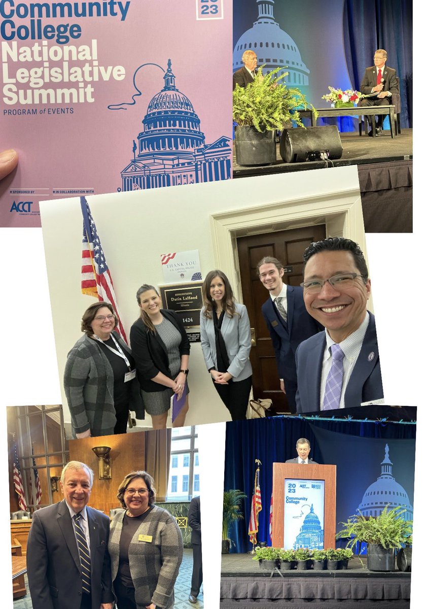 An incredible experience on the hill advocating for ⁦@JolietJrCollege⁩ thanks to ⁦@RepLaHood⁩ ⁦@CongressJackson⁩ ⁦@RepRobinKelly⁩ ⁦@RepUnderwood⁩ ⁦@DickDurbin⁩ ⁦@TammyDuckworth⁩ & staff for your time! #nls2023 ⁦@CCTrustees⁩