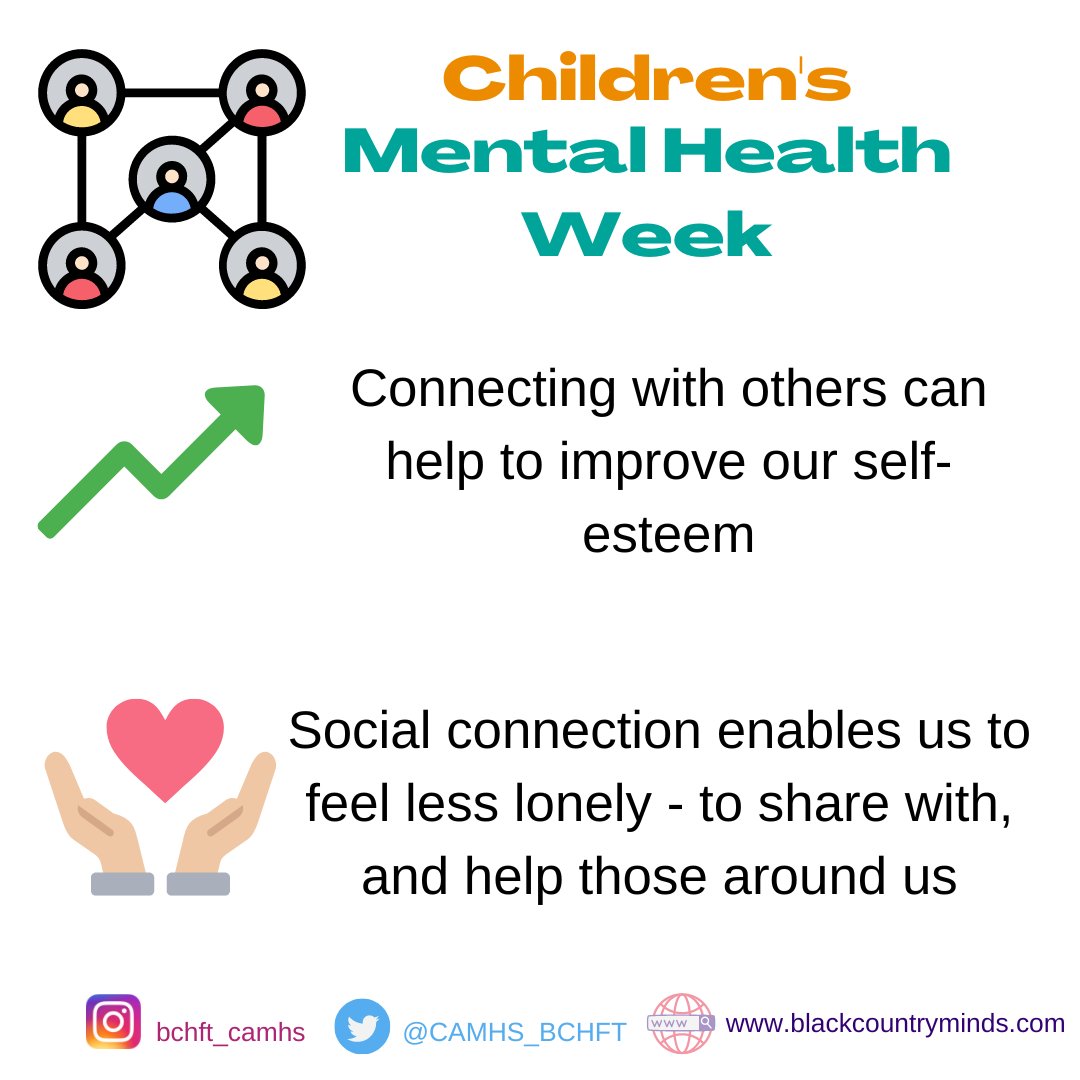 This Children's Mental Health Week find out the benefits of social connection!

#ChildrensMentalHealthWeek #feelconnected
