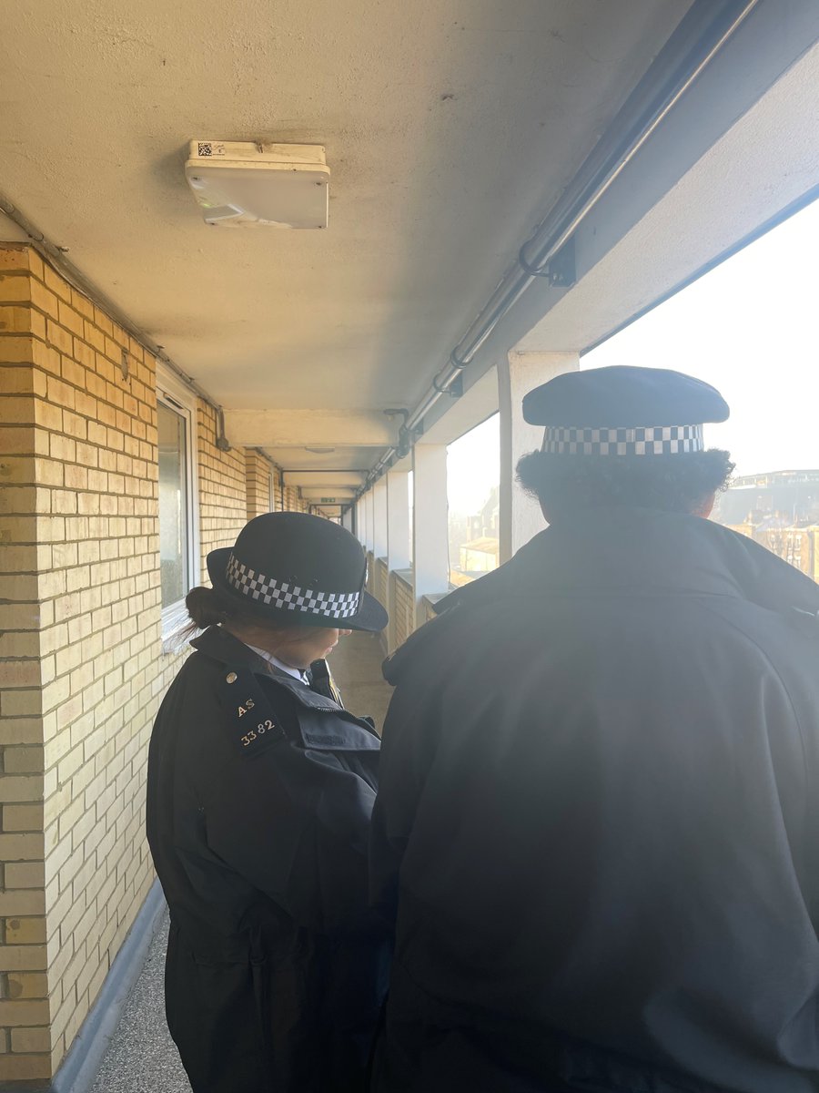 Peckham SNT officers patrolling the Neville Close SE15 and surrounding areas as our ward priorities . Whenever you see us, do say hello !