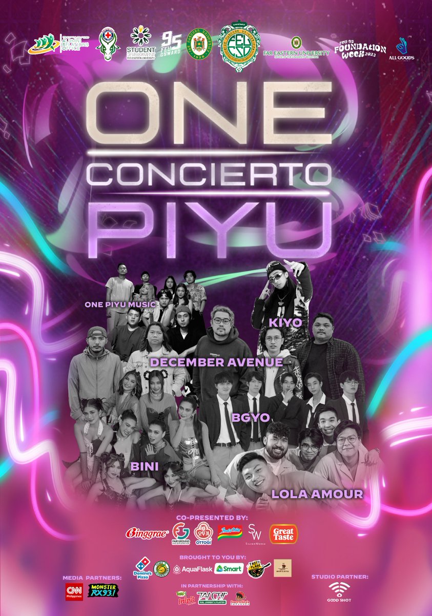 At sa bawat minuto, nararapat niyo nang malaman ang totoo dahil ito na ang pinaka hinihintay ninyo. 

Tamaraws! Handa na ba kayong masaktan, sumayaw, at ma-inlove dahil narito na ang inaantay na lineup reveal this #OneConciertoPiyu.