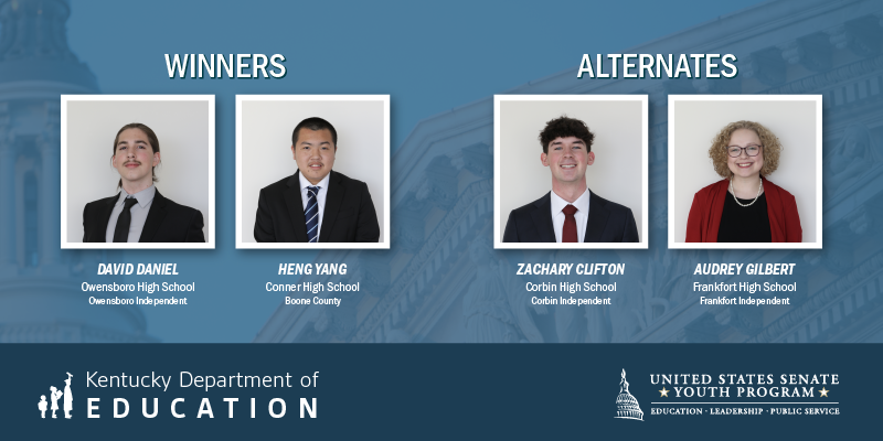 KY Dept of Education (@kydeptofed) on Twitter photo 🎉 David Daniel, a junior at <a href="/OboroSchools/">OboroPublicSchools</a>, and Heng Yang, a senior at <a href="/Boone_County/">Boone County Schools</a>, were selected from among the state’s top student leaders to be part of the national 104-student delegation of the United States Youth Senate Program! Learn more: bit.ly/USSYP2023 #KyEd 🎉 David Daniel, a junior at <a href="/OboroSchools/">OboroPublicSchools</a>, and Heng Yang, a senior at <a href="/Boone_County/">Boone County Schools</a>, were selected from among the state’s top student leaders to be part of the national 104-student delegation of the United States Youth Senate Program! Learn more: bit.ly/USSYP2023 #KyEd