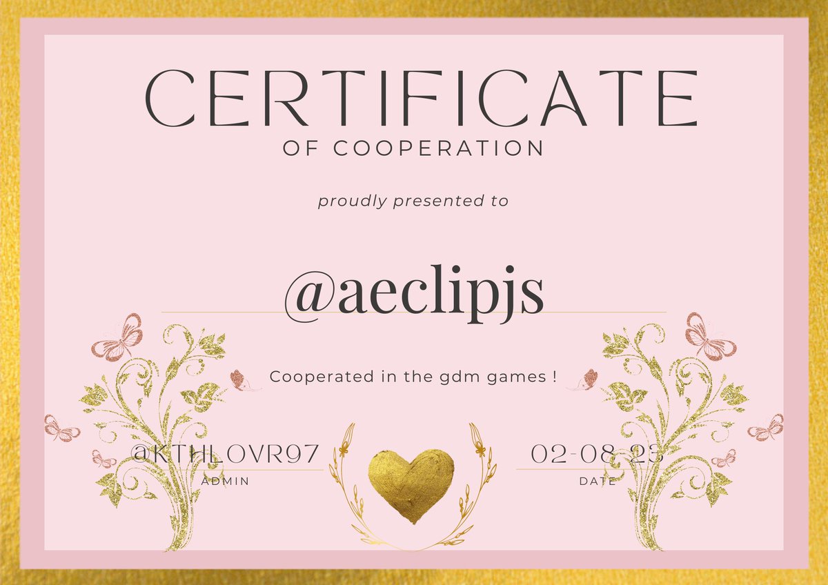 thank you for joining the gdm games !
