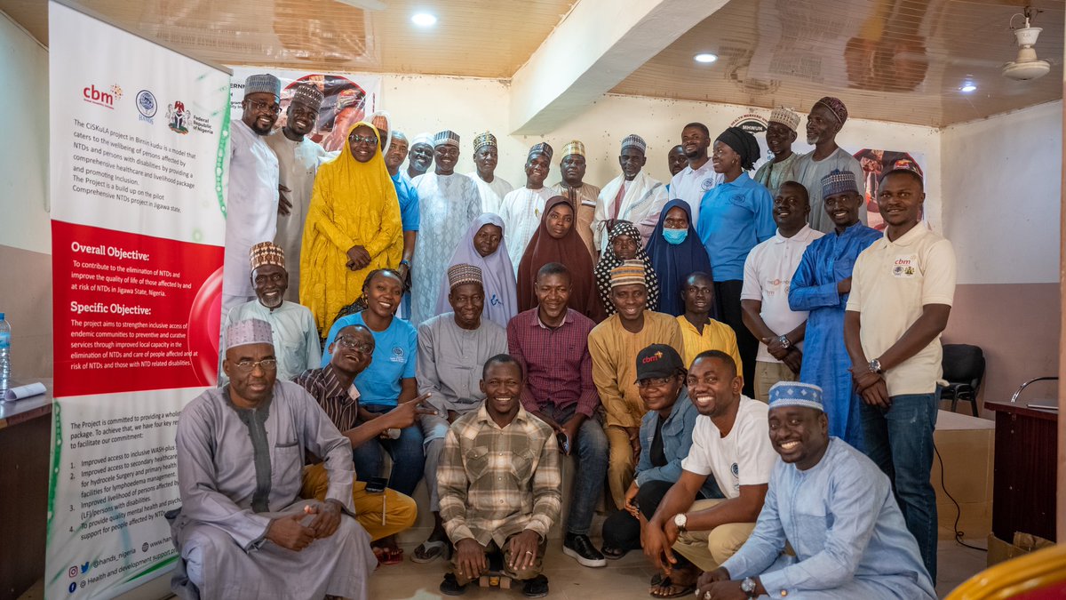 The birth of Project #CiSKuLA is here to contribute to the elimination of NTDs and improve the quality of life of people affected by and are at risk of NTDs and equally those with NTDs related disabilities.
#BeatNTDs 
#inclusiveWASH
#disabilityinclusion
#CiSKuLA
#HolisticNTDs