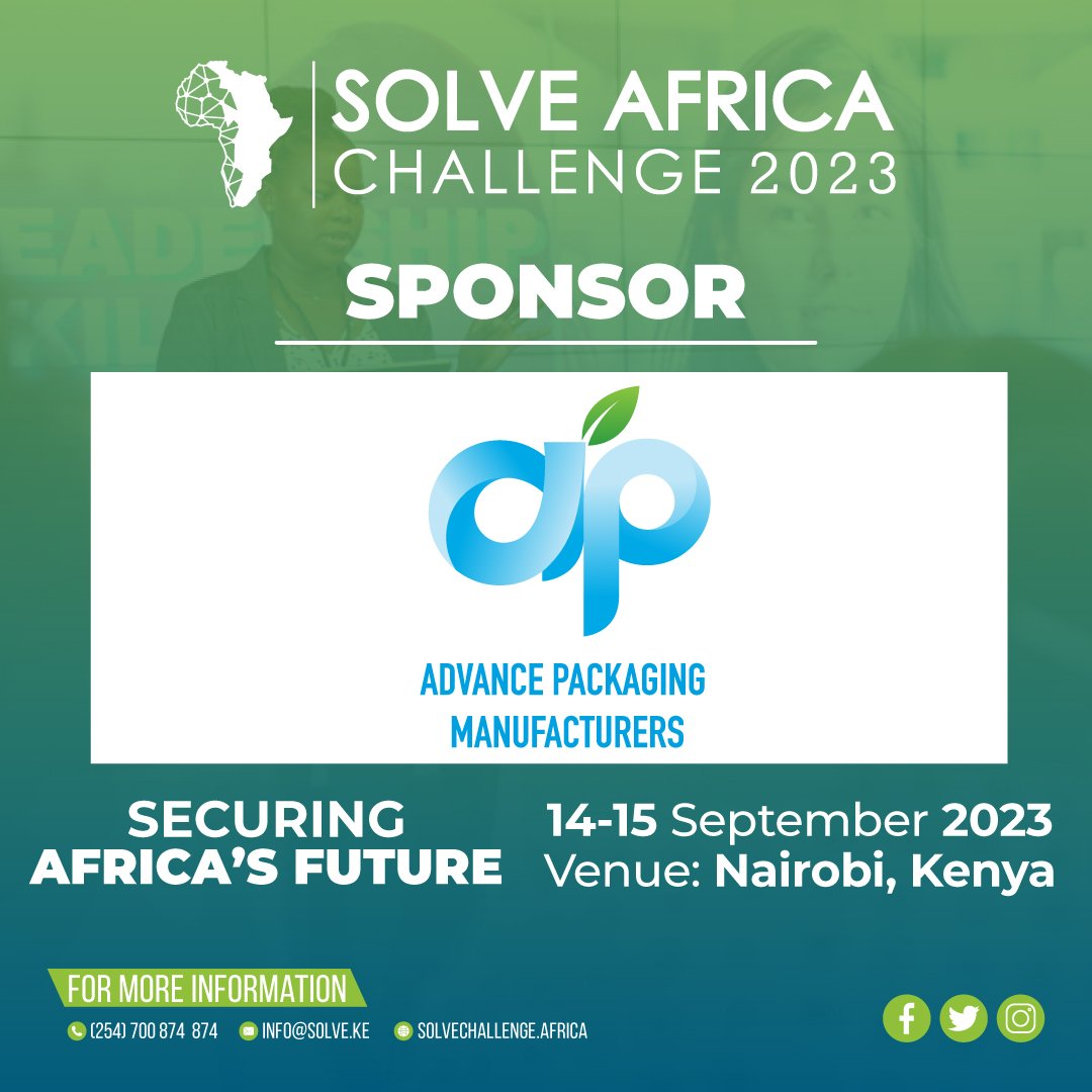 🚢 We are pleased to announce that Advance Packaging Manufacturers Limited (APML) is a Partner of #SAC2023.

📌 Join #APML at 2023 Solve Africa Challenge on 14-15 Sept in #Nairobi. 

Register here 👉🏻 solvechallenge.africa

#SolveAfricaChallenge2023 #SecuringAfricasFuture