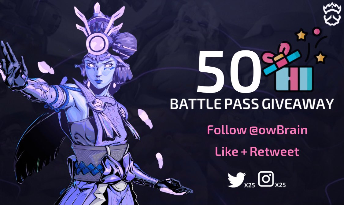 owBrain1's tweet photo. 🚨🎁|| أكـبر قيف أواي لـ #اوفرواتش 

• (50!!!) اشتراك باتـل باس السيزن الجديـد او قيمته الماليّة 💵🔥

فولو لحسـابي @owBrain1 + ريتويت ولايك للتغريدة ( السحب قريب جداً 🗓) https://t.co/Fg2KeNGz2M