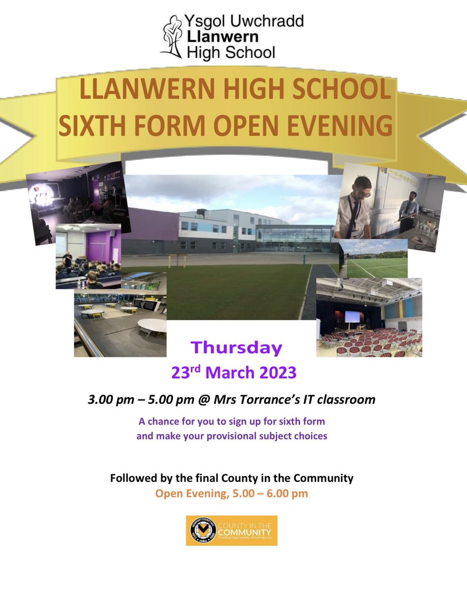 Llanwern High School Sixth Form tweet media