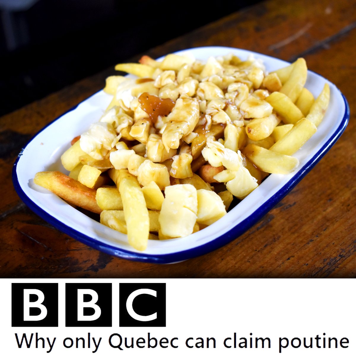 QuebecUK's tweet photo. C'est la semaine de la Poutine! 😋
L'occasion de rappeler que ce plat dégusté dans le monde entier est québécois. 🙌 C'est la BBC qui le dit!
It's #PoutineWeek! 
🍟The perfect occasion to remember that this dish beloved around the world is from #Québec. 👏 The BBC said it! https://t.co/uyRG94dMR8